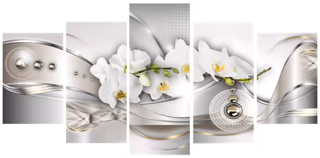Premium canvastavla - Pearl Dance of Orchids