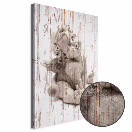 Premium canvastavla - Pensive Cupid Part Vertical