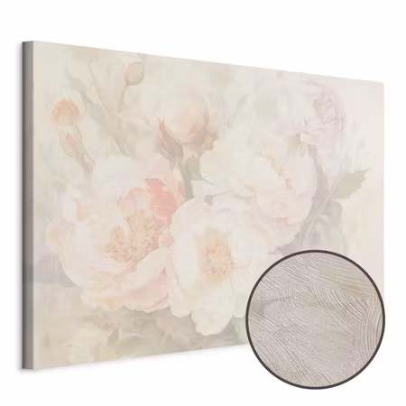 Premium canvastavla - Peonies in the Mist