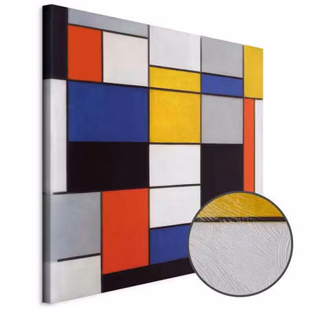Premium canvastavla - Piet Mondrian Composition a