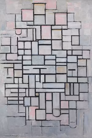 Premium canvastavla - Piet Mondrian Composition No
