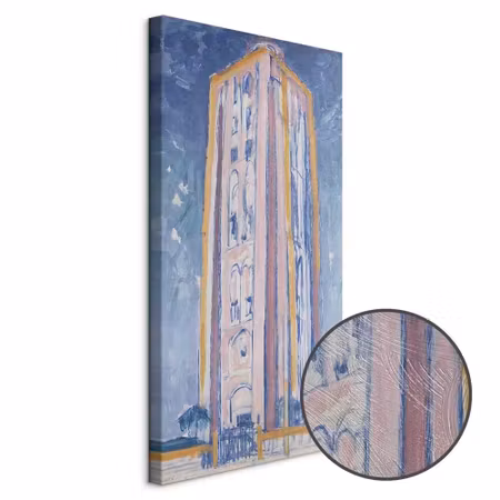 Premium canvastavla - Piet Mondrian Lighthouse