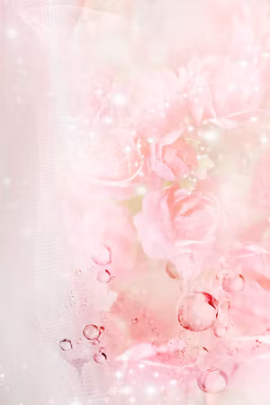 Premium canvastavla - Pink Nature Part Vertical