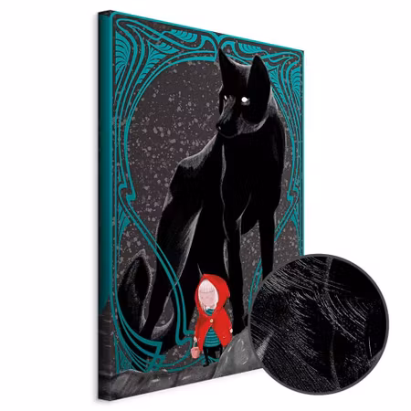 Premium canvastavla - Red Riding Hood Part