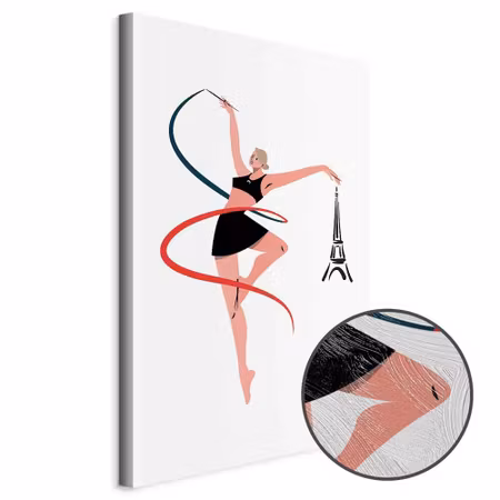 Premium canvastavla - Rhythmic Gymnastics -