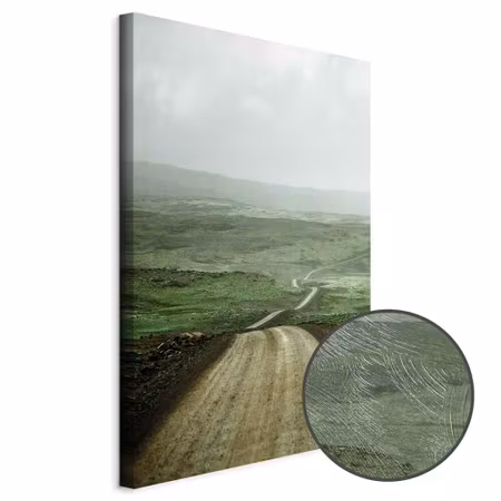 Premium canvastavla - Road Across the Plains Part