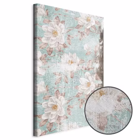 Premium canvastavla - Roman Flowers Part Vertical