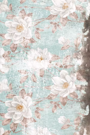 Premium canvastavla - Roman Flowers Part Vertical
