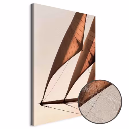 Premium canvastavla - Sea Wind Part Vertical