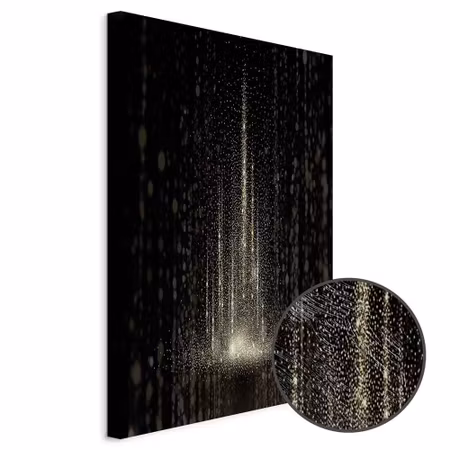 Premium canvastavla - Snowstorm Part Vertical