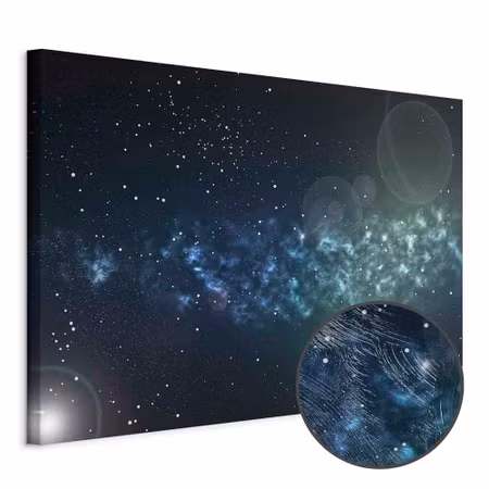 Premium canvastavla - Space Part Wide