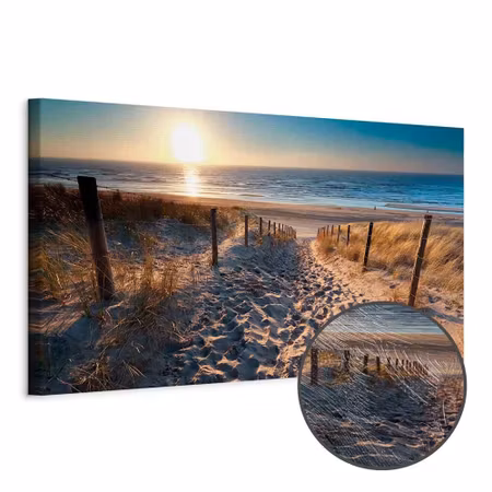 Premium canvastavla - Sunset Path