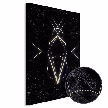 Premium canvastavla - Symmetry of Shapes -part -