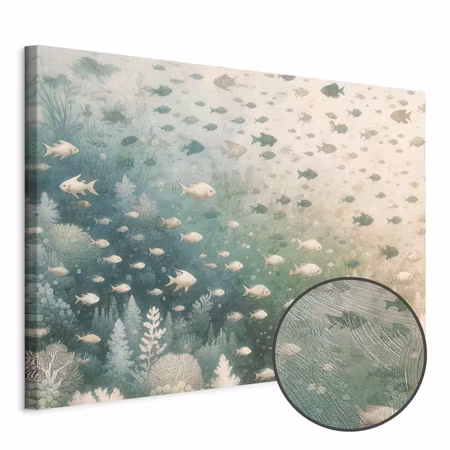 Premium canvastavla - The Marine World