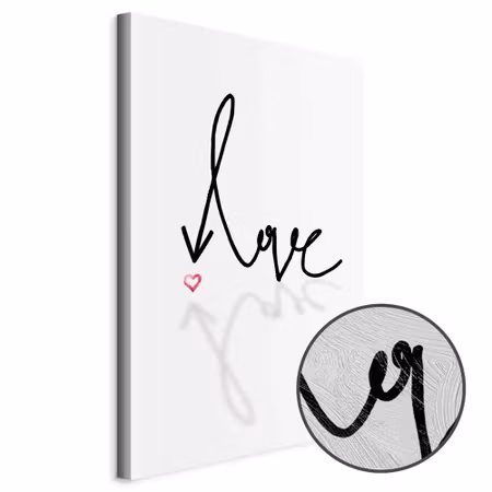 Premium canvastavla - This Is Love Part Vertical