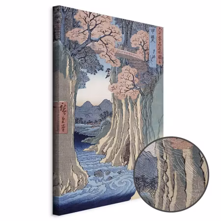 Premium canvastavla - Utagawa Hiroshige the Monkey