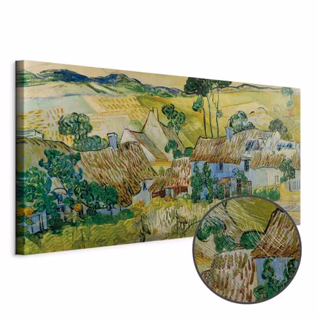 Premium canvastavla - Vincent van Gogh Farms Near