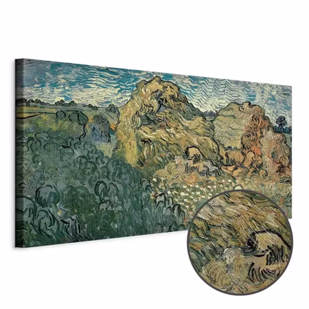 Premium canvastavla - Vincent van Gogh Field with
