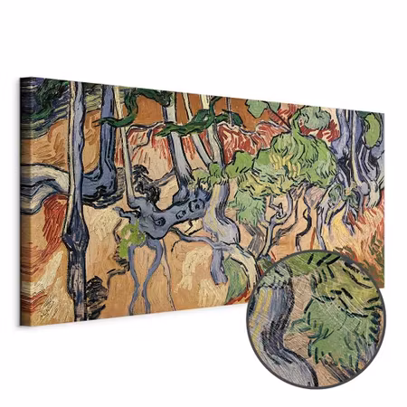 Premium canvastavla - Vincent van Gogh Tree Roots