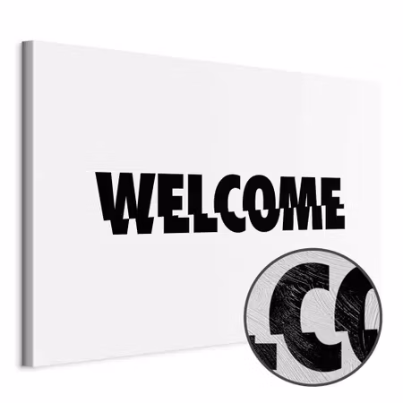 Premium canvastavla - Welcome Part Wide