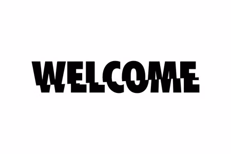 Premium canvastavla - Welcome Part Wide