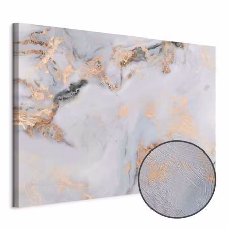 Premium canvastavla - White Stone Elegant Marble