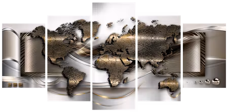 Premium canvastavla - World Breeze