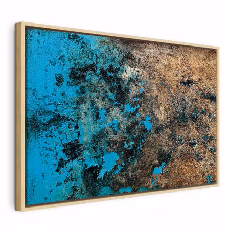 Canvastavla med ram - Azure archipelago wide