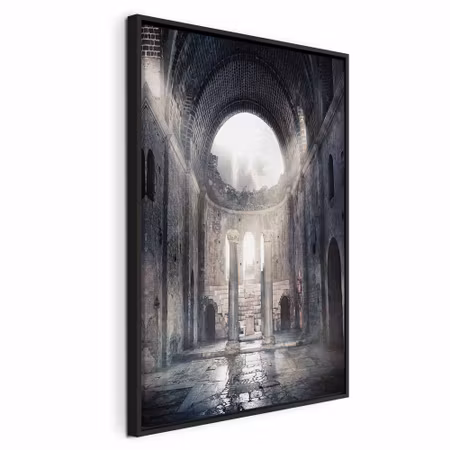 Canvastavla med ram - Chamber of secrets vertical