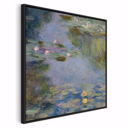 Canvastavla med ram - Claude monet nymphéas