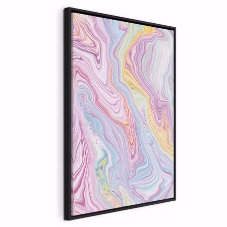 Canvastavla med ram - Colorful dream abstract