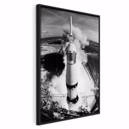 Canvastavla med ram - Cosmic speed vertical