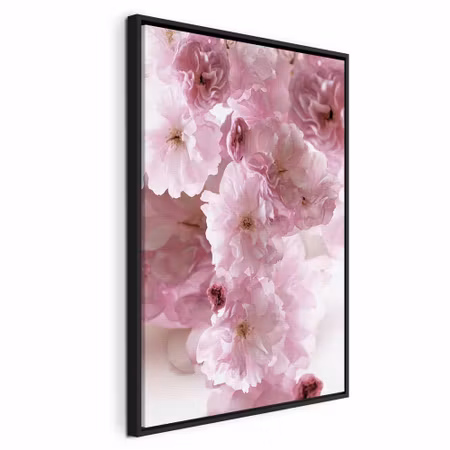 Canvastavla med ram - Flowery glamour flower