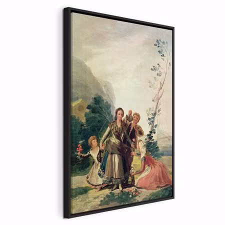 Canvastavla med ram - Francisco goya spring or the