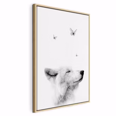Canvastavla med ram - Gentle dream vertical