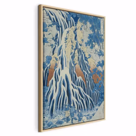 Canvastavla med ram - Hokusai katsushika kirifuri