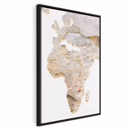 Canvastavla med ram - Hot continent vertical