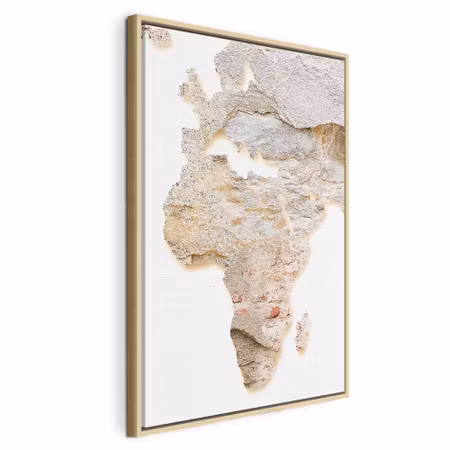 Canvastavla med ram - Hot continent vertical