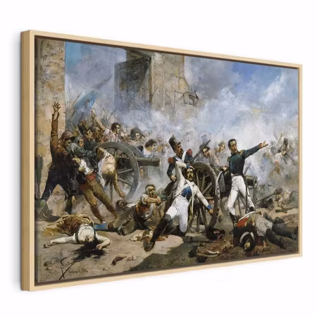 Canvastavla med ram - Joaqu n sorolla y bastida