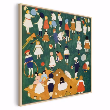 Canvastavla med ram - Kazimir malevich children