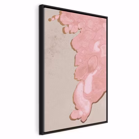 Canvastavla med ram - Pastel tide vertical
