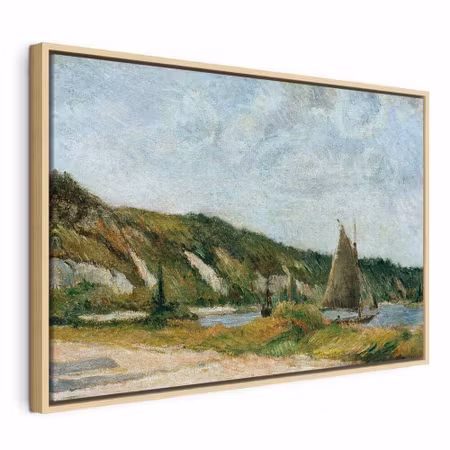 Canvastavla med ram - Paul gauguin the sailing