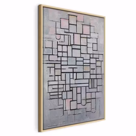 Canvastavla med ram - Piet mondrian composition iv