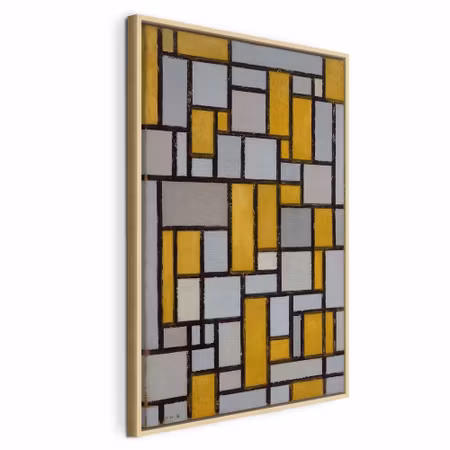 Canvastavla med ram - Piet mondrian composition