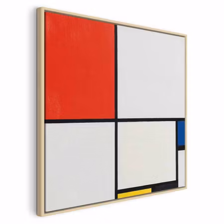 Canvastavla med ram - Piet mondrian composition