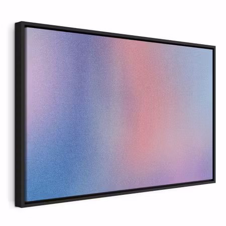 Canvastavla med ram - Rainbow gradient delicate