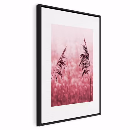 Canvastavla med ram - Ruby stalk vertical