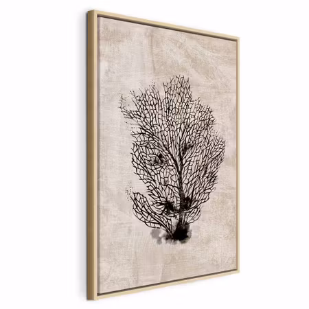 Canvastavla med ram - Sea fan vertical