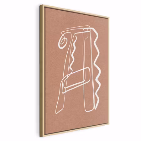 Canvastavla med ram - Stylish a vertical