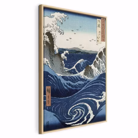 Canvastavla med ram - Utagawa hiroshige view of